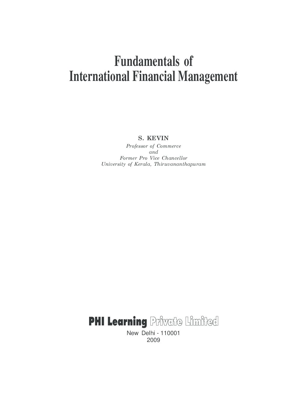Fundamentals Of International Financial Management - Page 3