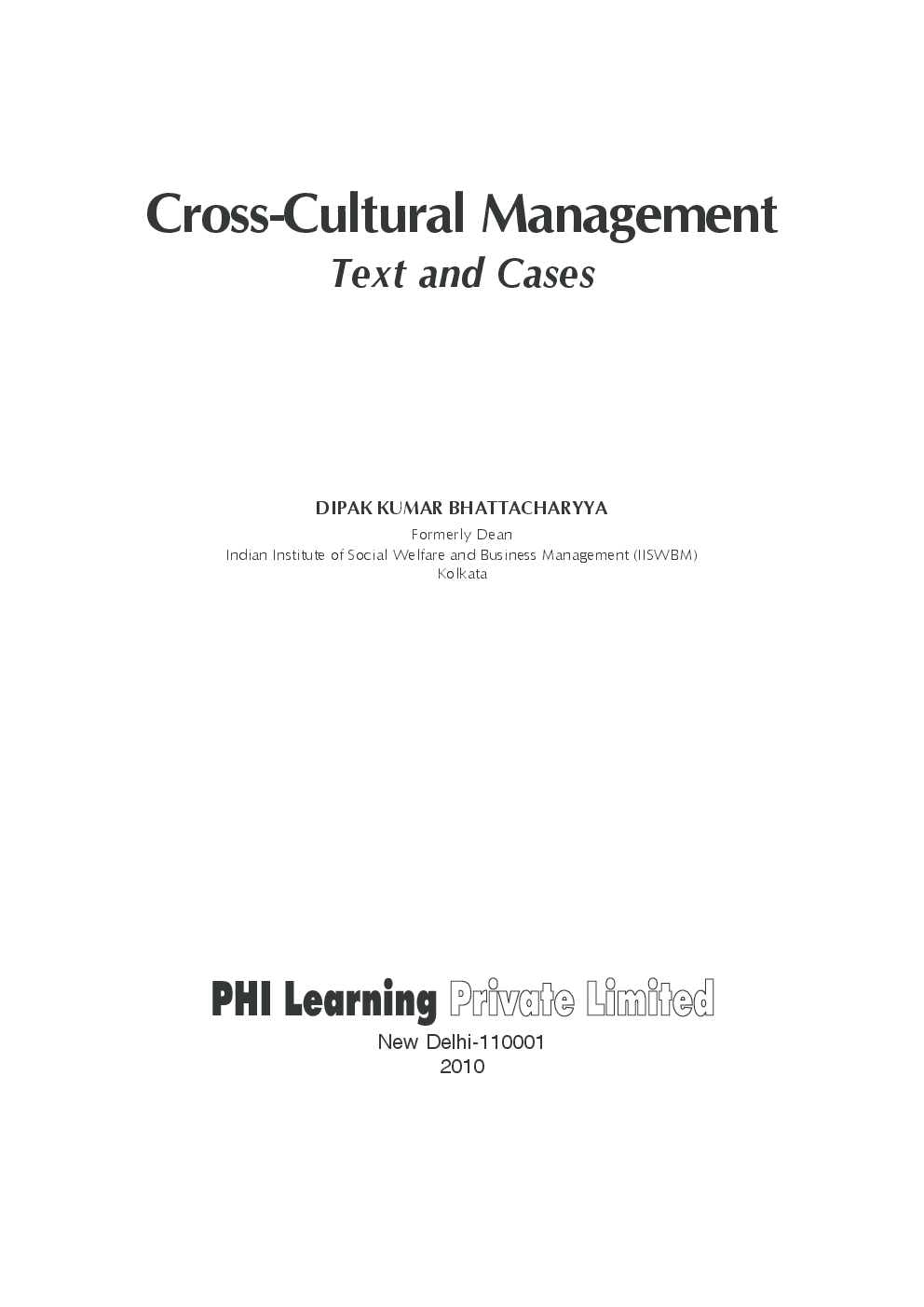Cross-cultural Management : Text And Cases - Page 4