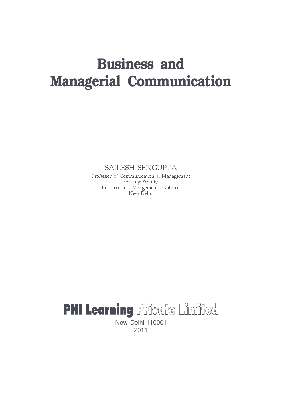 Business And Managerial Communication - Page 2
