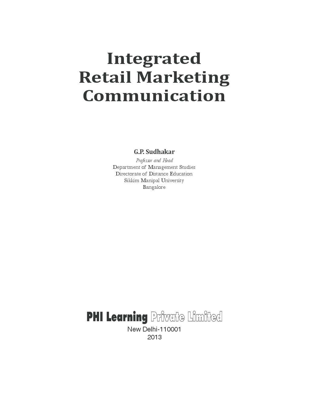 Integrated Retail Marketing Communication - Page 4