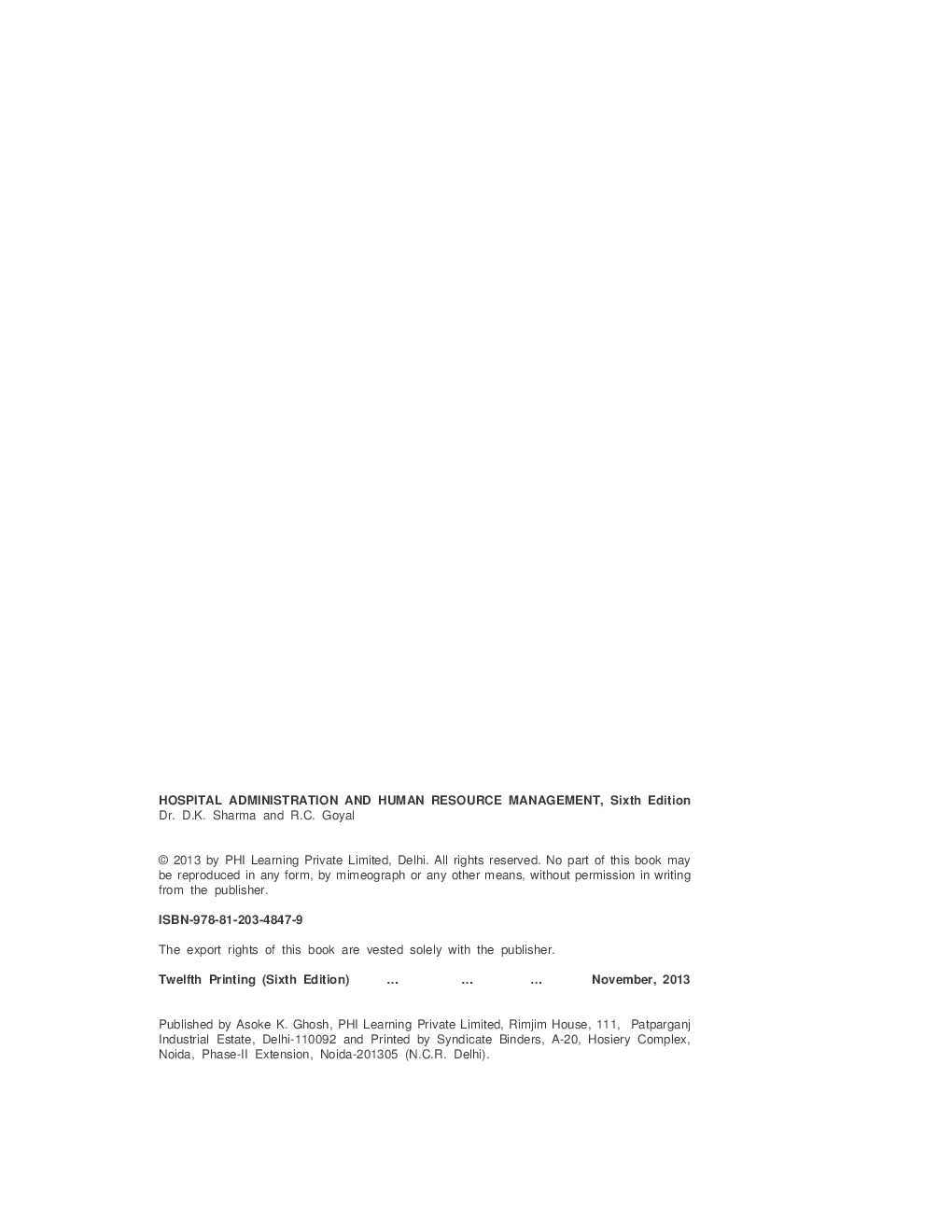 Hospital Administration And Human Resource Management - Page 3