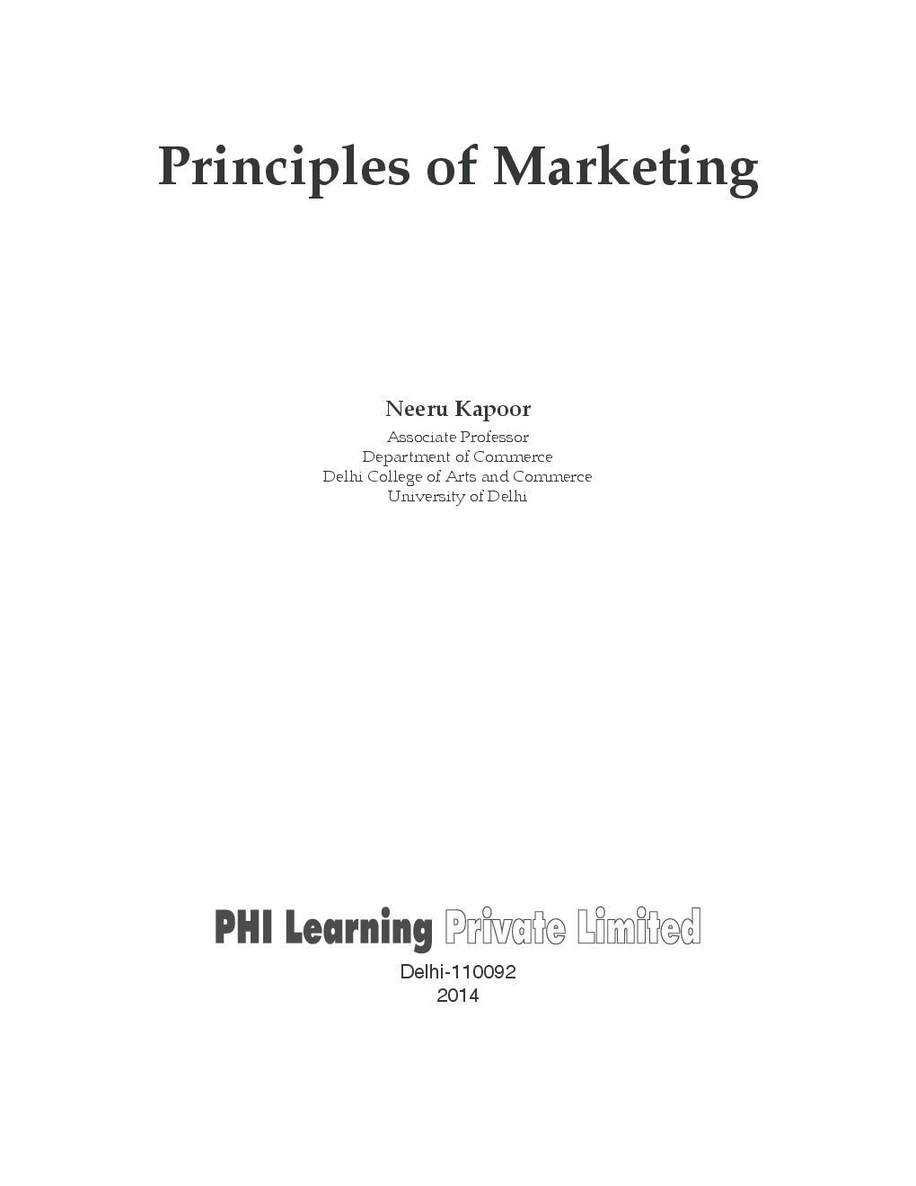 Principles Of Marketing - Page 2