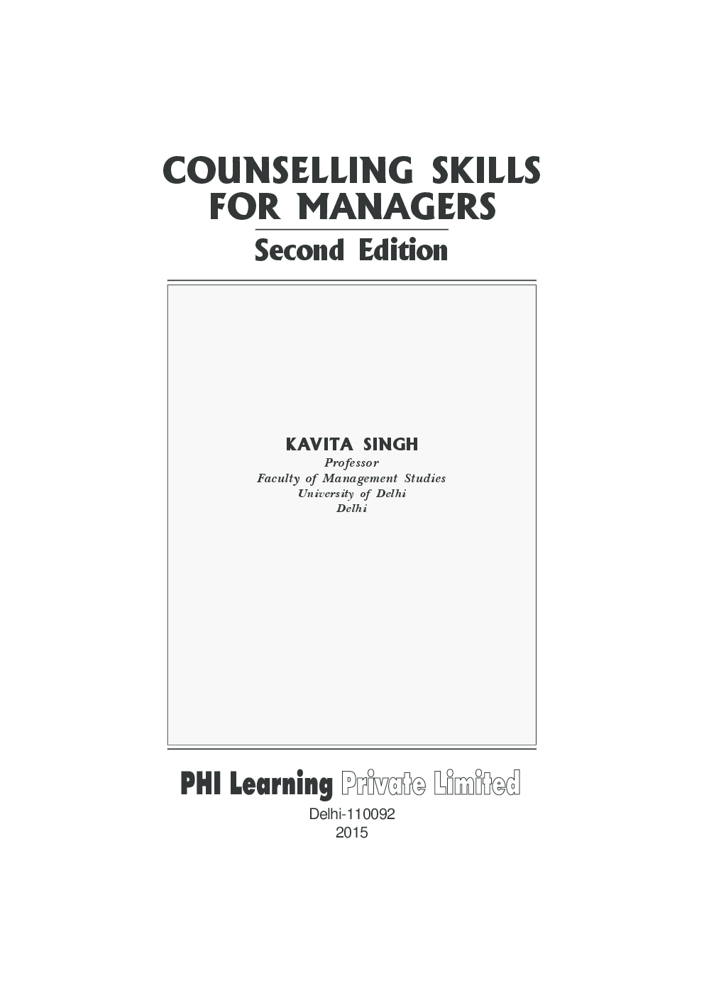 Counselling Skills For Managers - Page 4