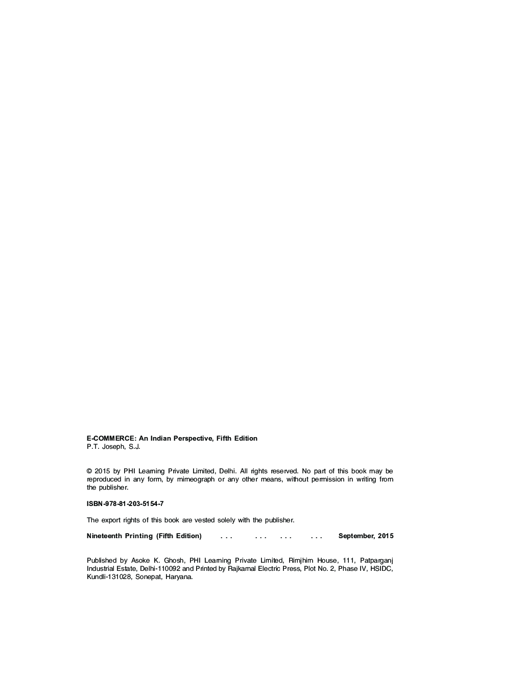 E-Commerce : An Indian Perspective - Page 3