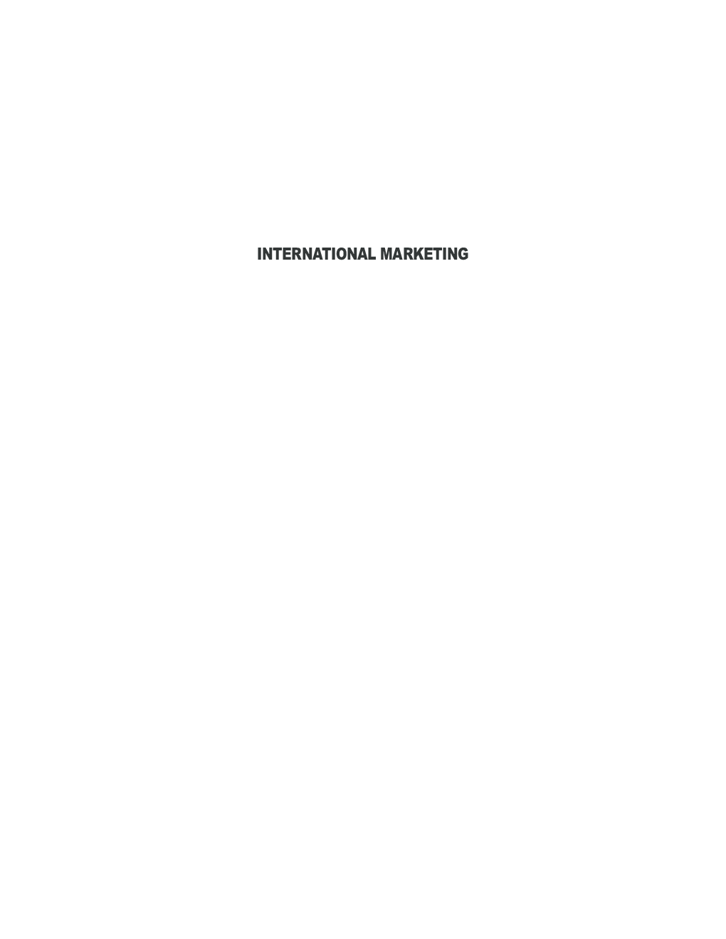 International Marketing - Page 2