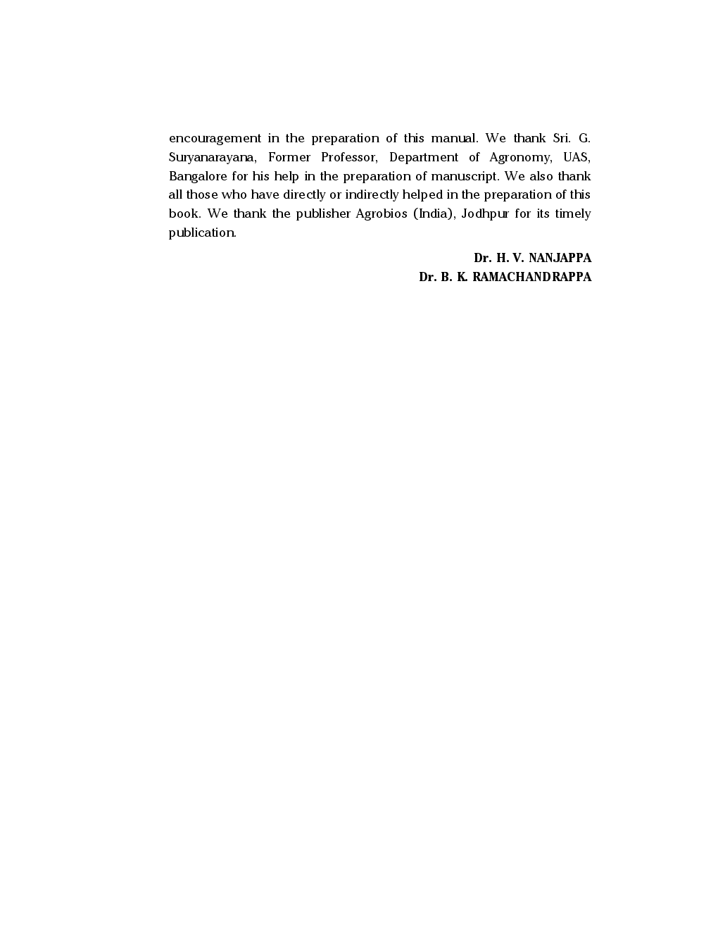 Manual on Practical Agriculture Meteorology - Page 5