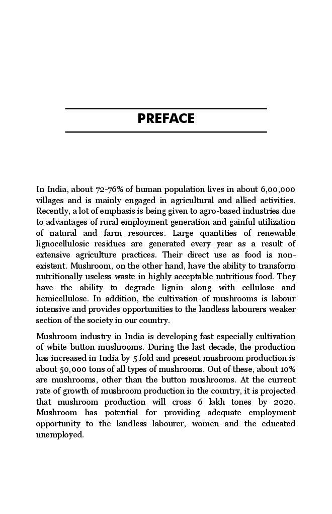 Mushroom : Cultivation, Processing And Uses - Page 4