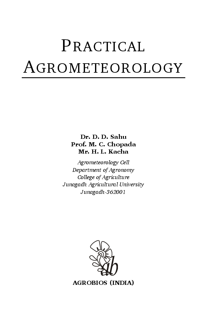 Practical Agrometeorology - Page 2