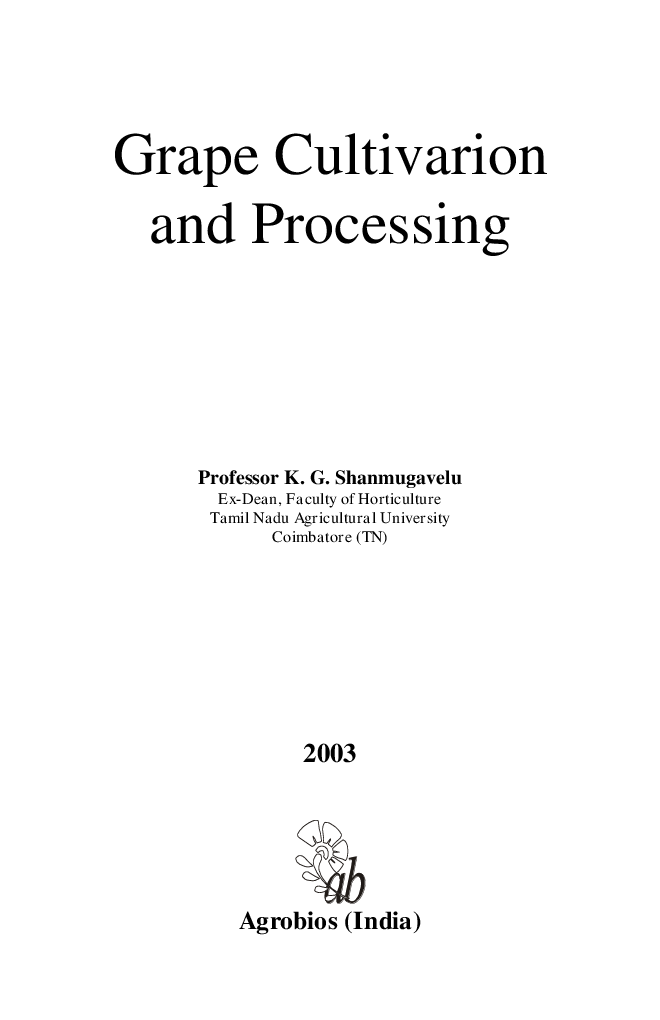 Grape Cultivation And Processing - Page 2