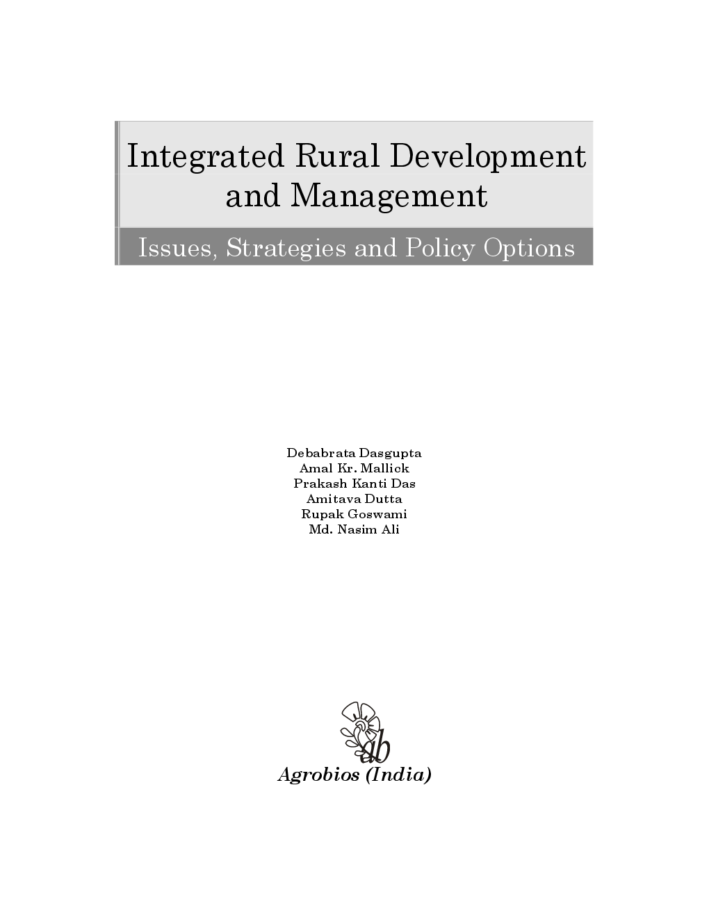 Integrated Rural Development and Management - Page 4