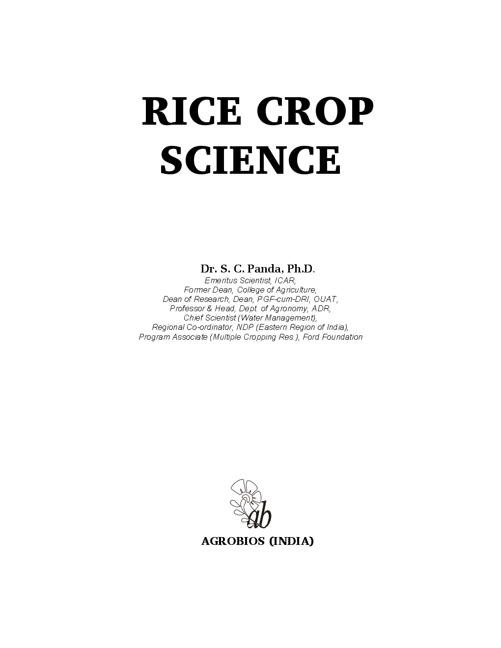 Rice Crop Science - Page 2