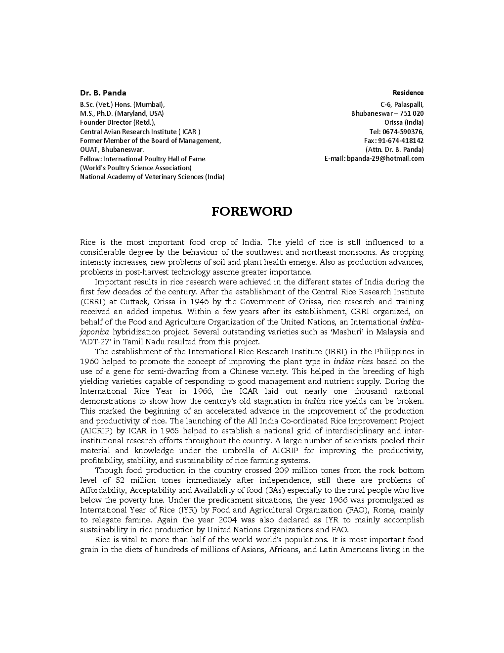 Rice Crop Science - Page 5