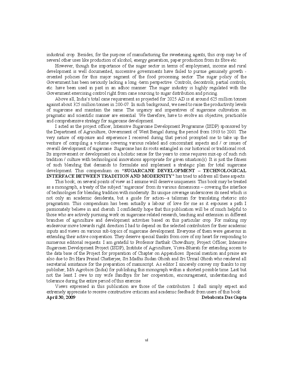 Sugarcane Development : Technological Interface between Tradition and Modernity - Page 5