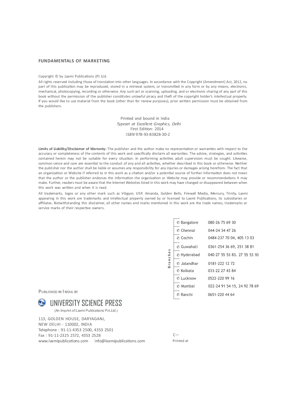 Fundamentals of Marketing - Page 4