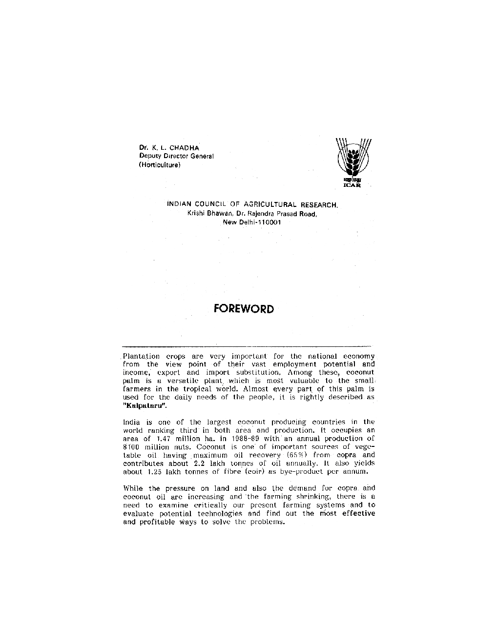 Coconut : Production and Protection Technology - Page 4