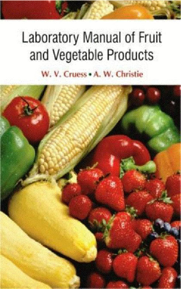 Laboratory Manual of Fruit and Vegetable Products - Page 1