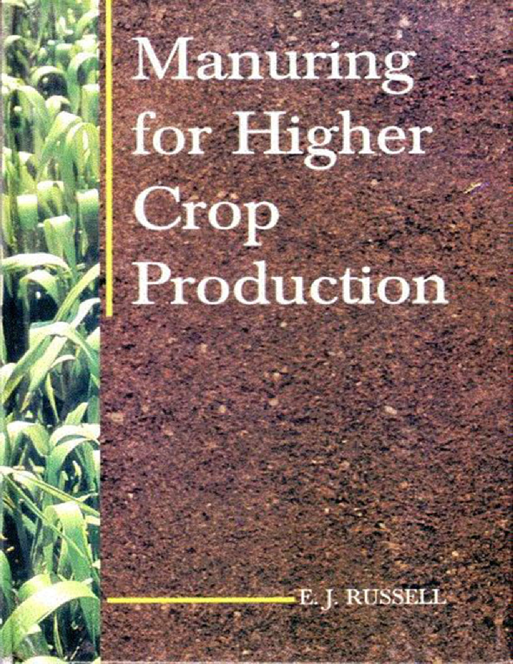 Manuring for Higher Crop Production - Page 1