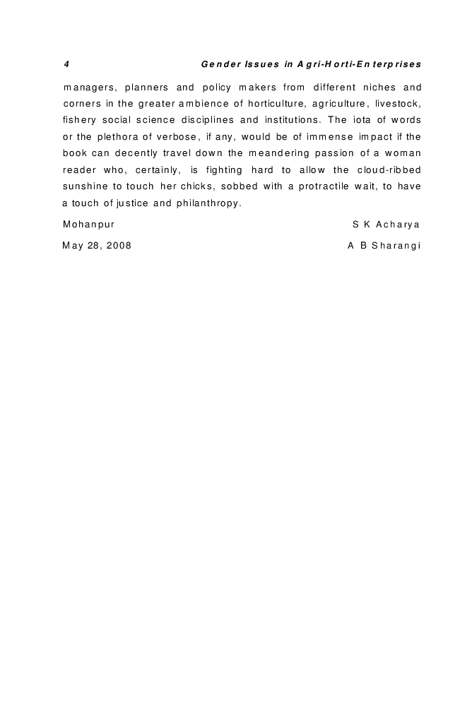 Gender Issues in Agri-Horti Enterprises in India - Page 5