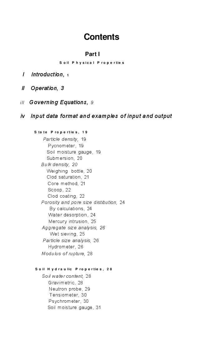 Computer Programs Package for Soil Physics - Page 4