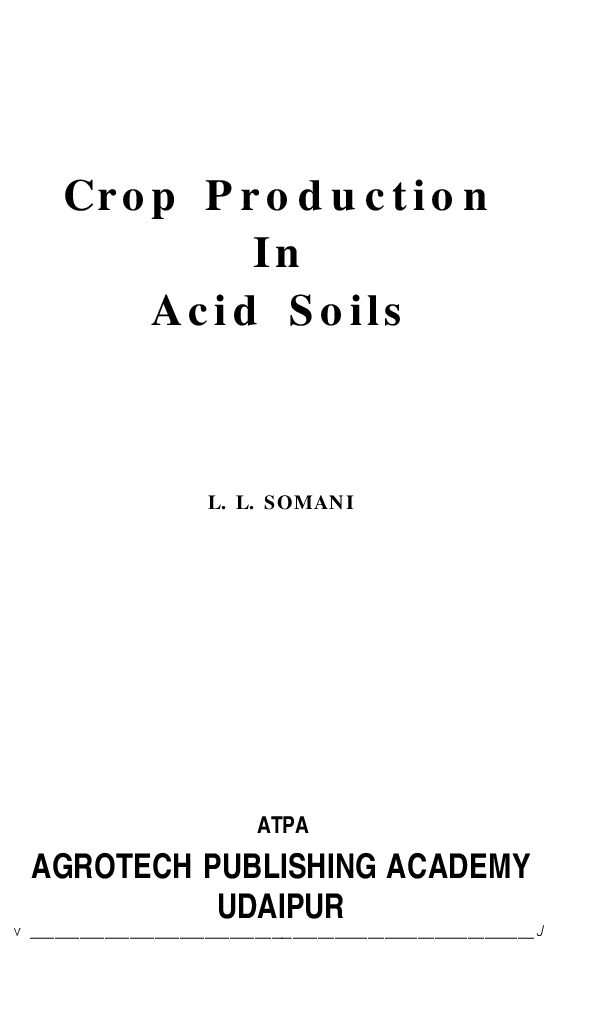 Crop Production in Acid soil - Page 2