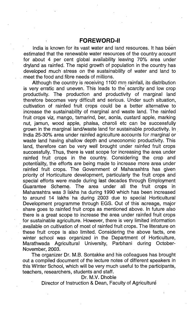 Production and Management of Rainfed Fruit Crops - Page 5