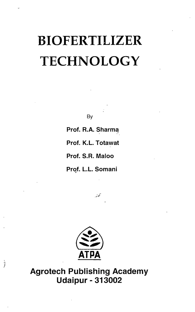 Biofertilizer Technology - Page 2