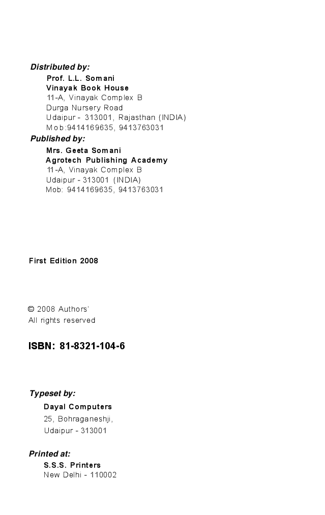 A Textbook on Ecology and Environmental Science - Page 3