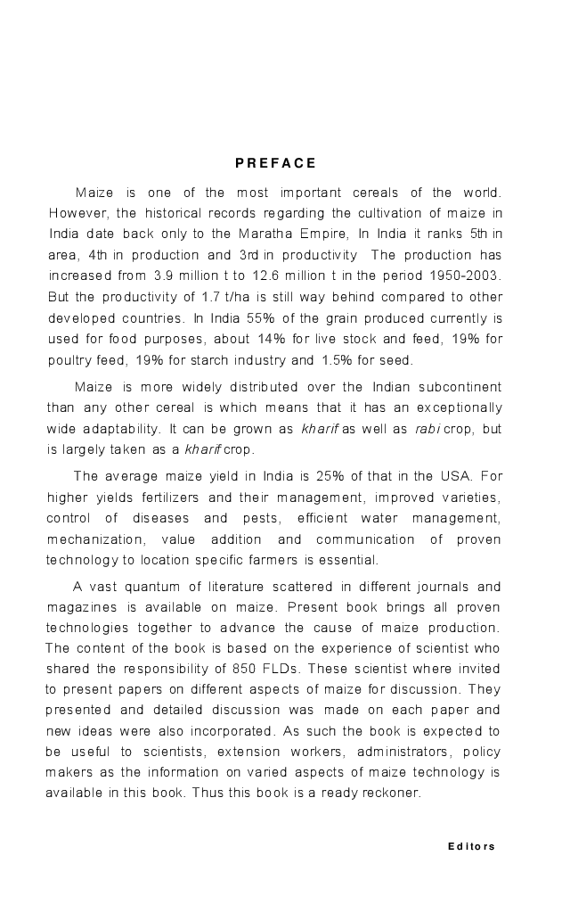 Maize Production Technology - Page 4