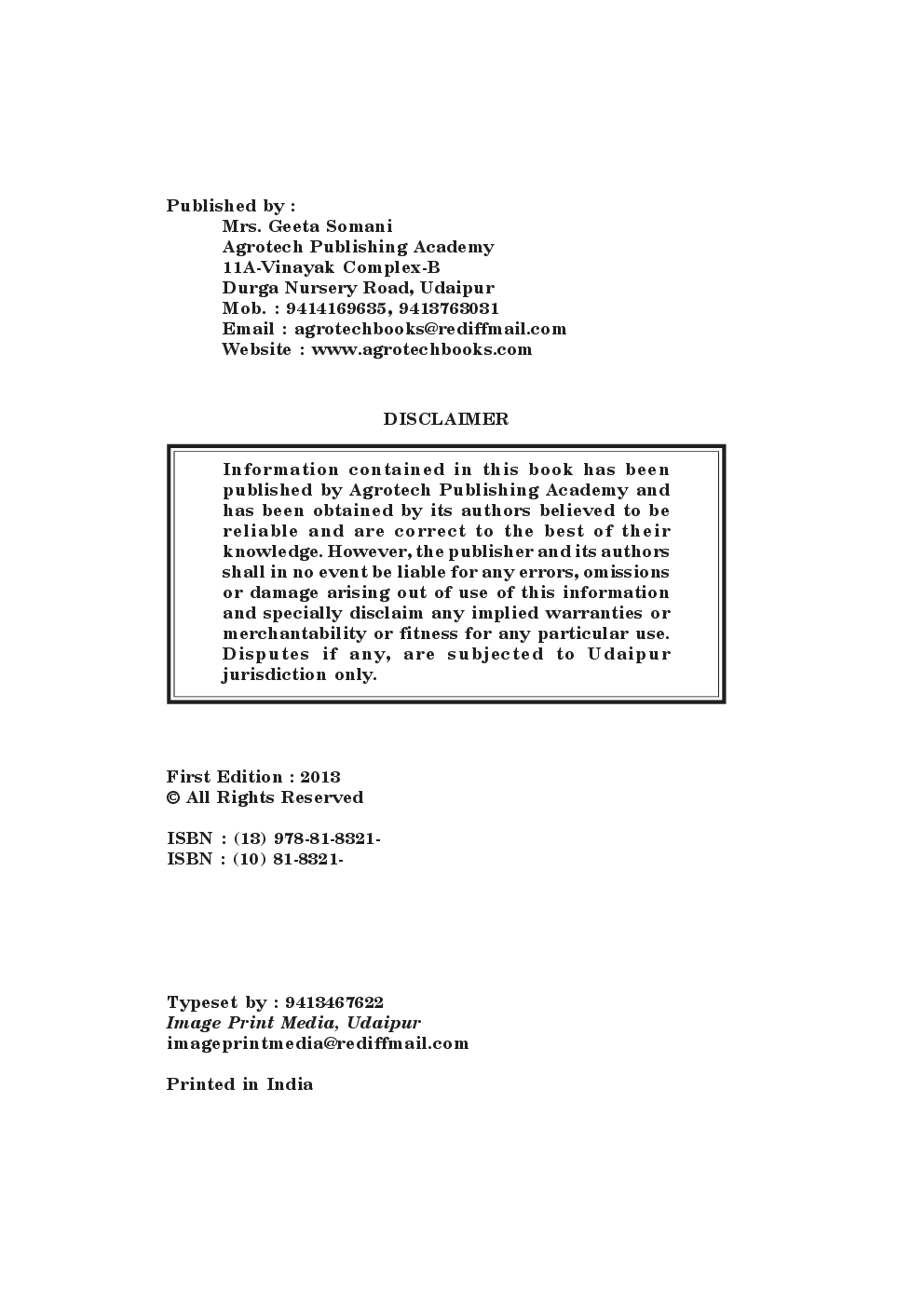 Agricultural Land Drainage in India - Page 3