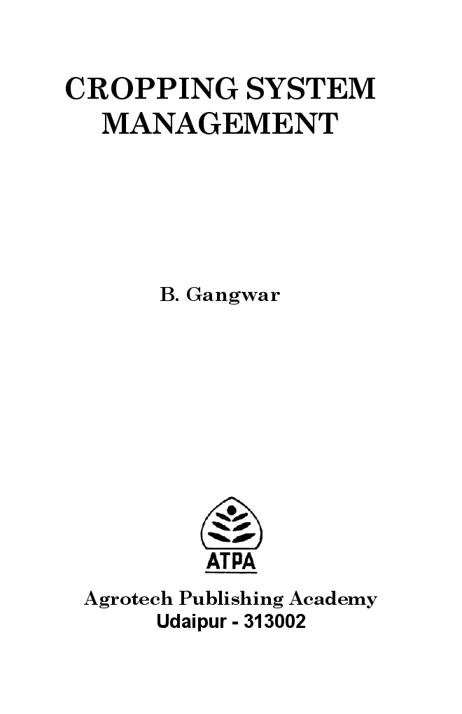 Cropping System Management - Page 2