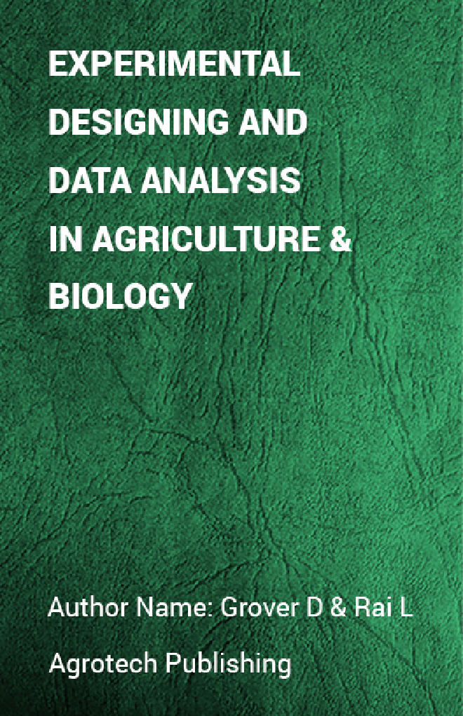 Experimental Designing and Data Analysis in Agriculture & Biology - Page 1