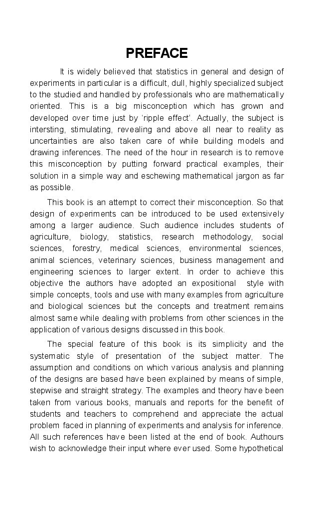 Experimental Designing and Data Analysis in Agriculture & Biology - Page 4