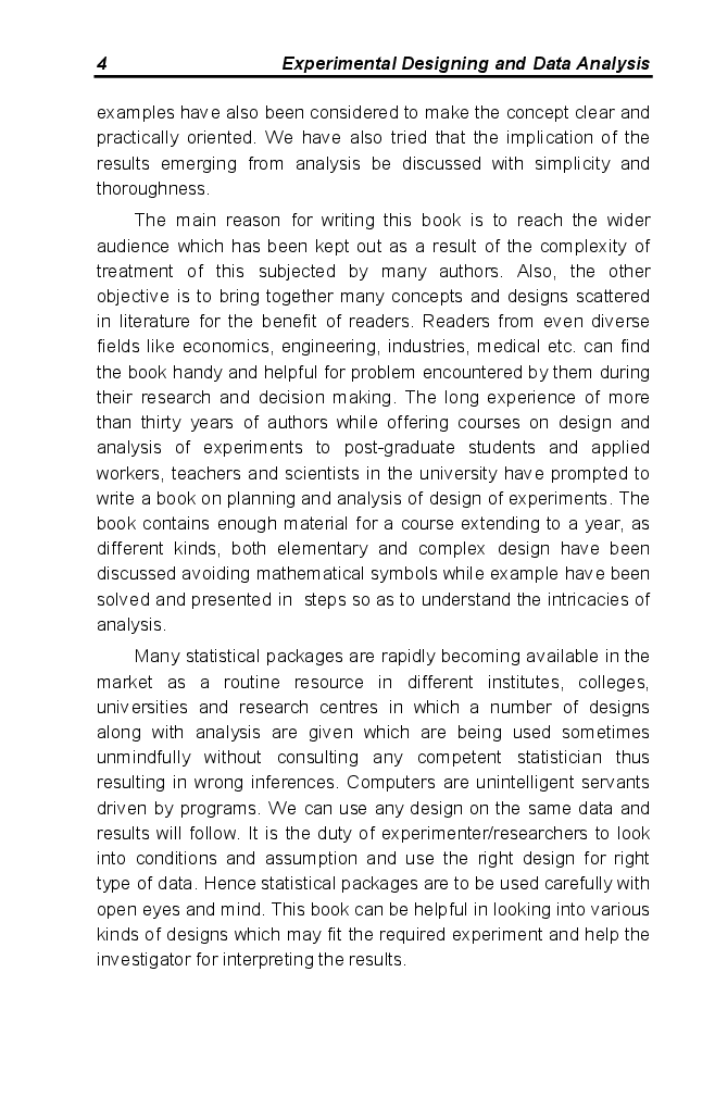 Experimental Designing and Data Analysis in Agriculture & Biology - Page 5