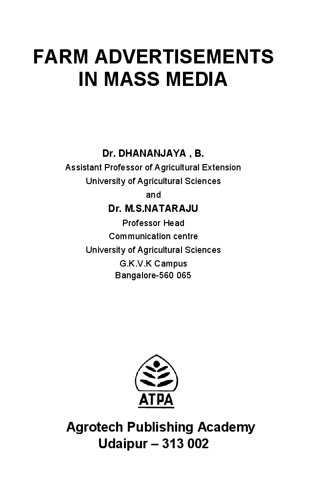 Farm Advertisements in Mass Media - Page 2