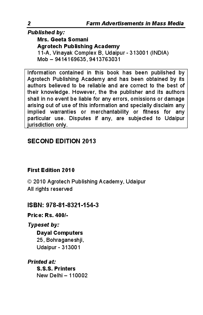 Farm Advertisements in Mass Media - Page 3