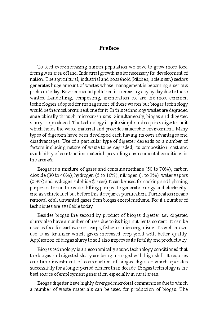 Handbook of Biogas Technology - Page 5