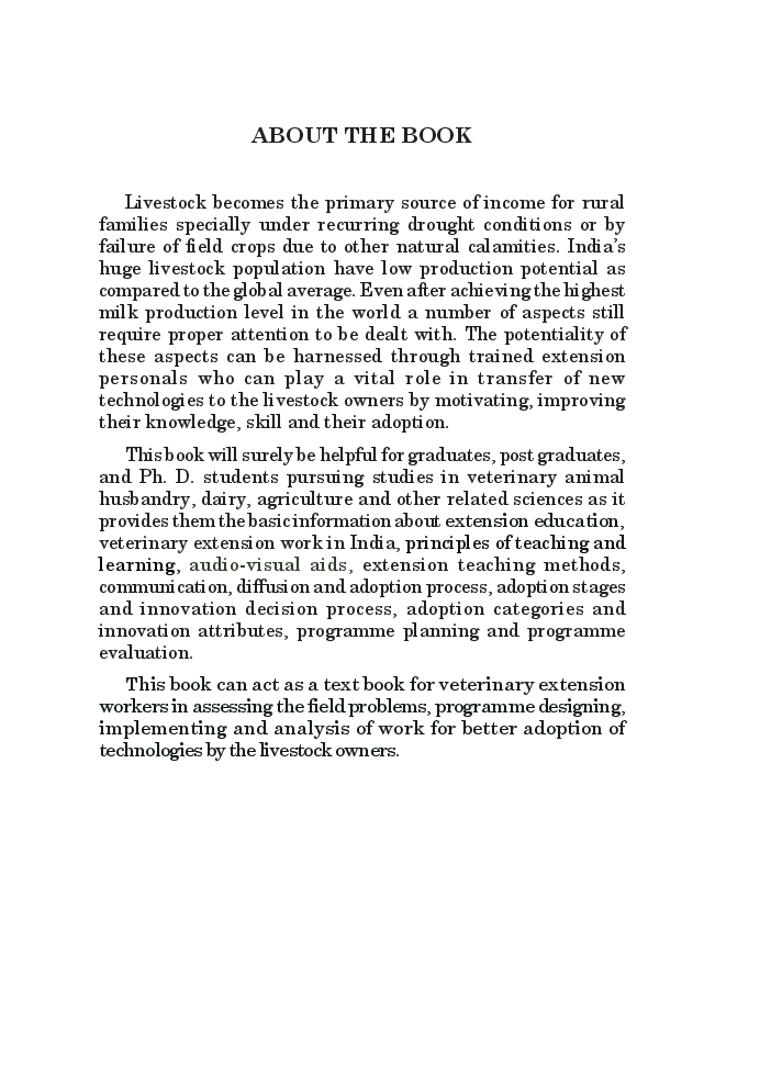 Extension Techniques for Livestock Development - Page 5