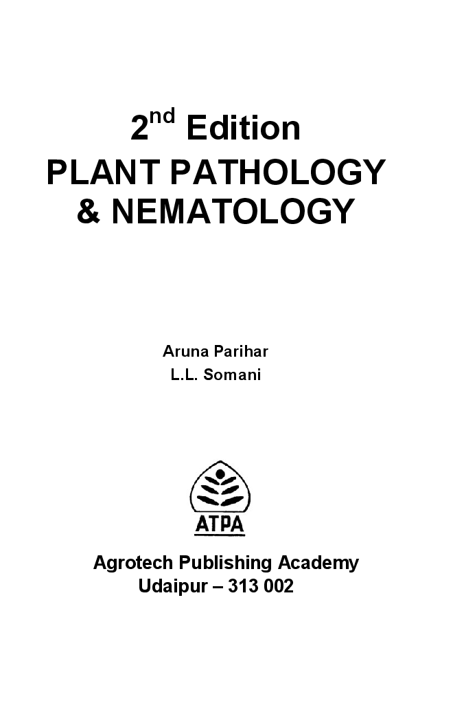 Pathology and Nematology at A Glance IInd Edition - Page 2