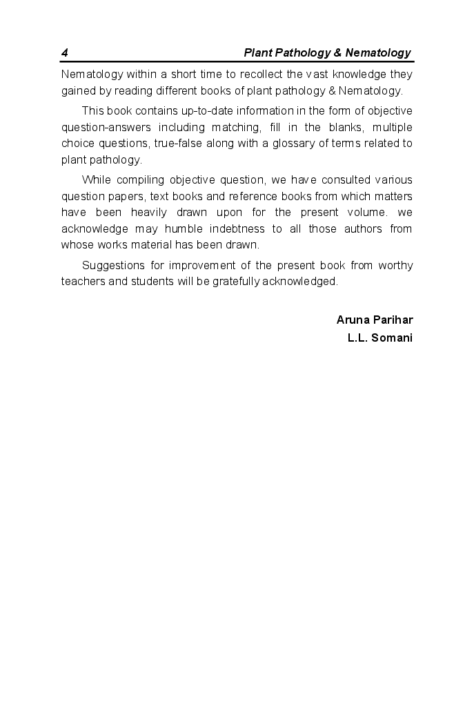 Pathology and Nematology at A Glance IInd Edition - Page 5