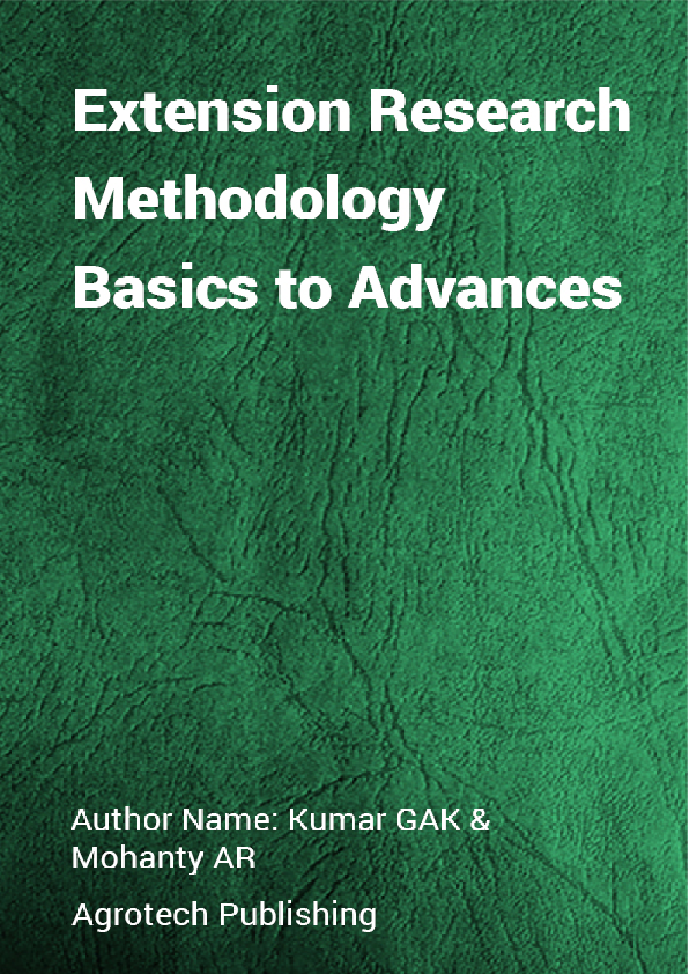 Extension Research Methodology Basics to Advances - Page 1