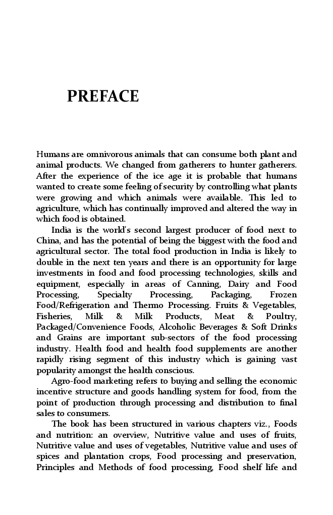 A Handbook of Agro Food Processing and Marketing - Page 4