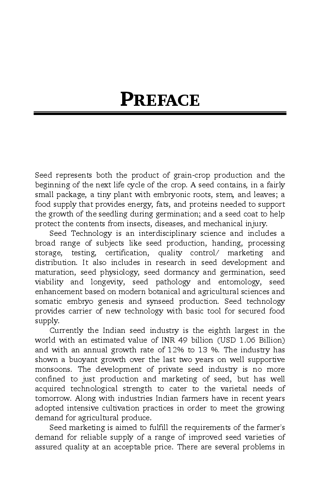 A Handbook of Seed Processing and Marketing - Page 5