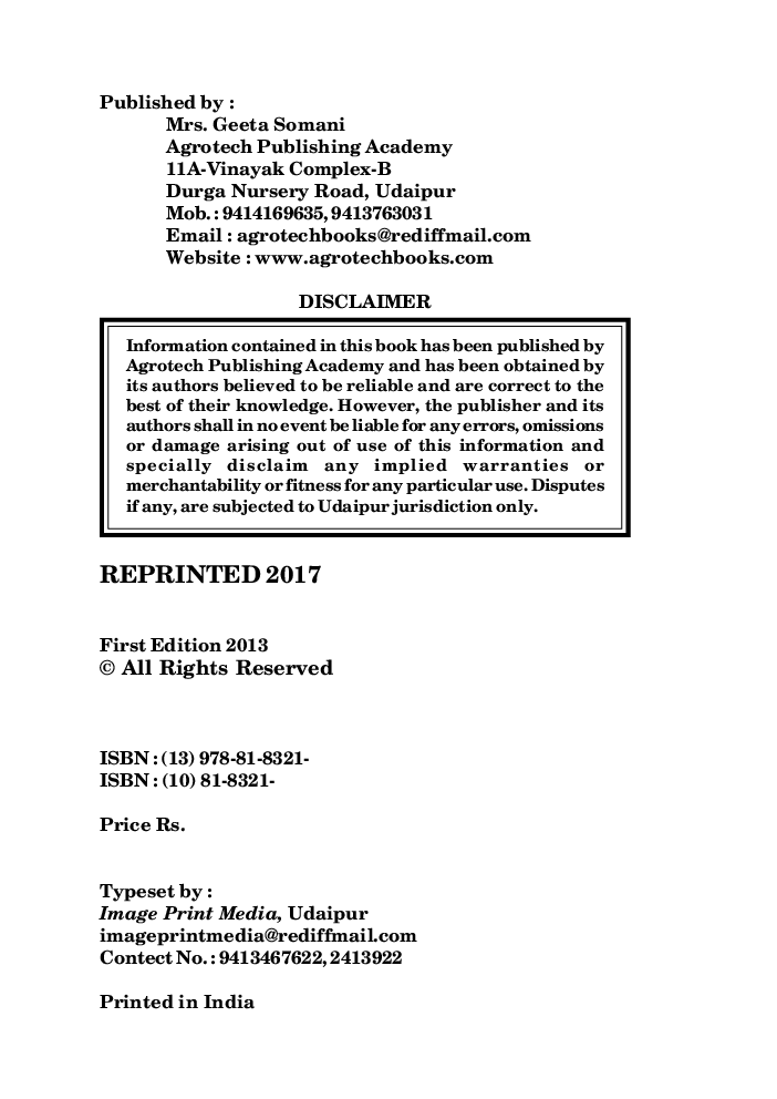 Production Technology of Tropical & Subtropical Vegetable Crops - Page 3