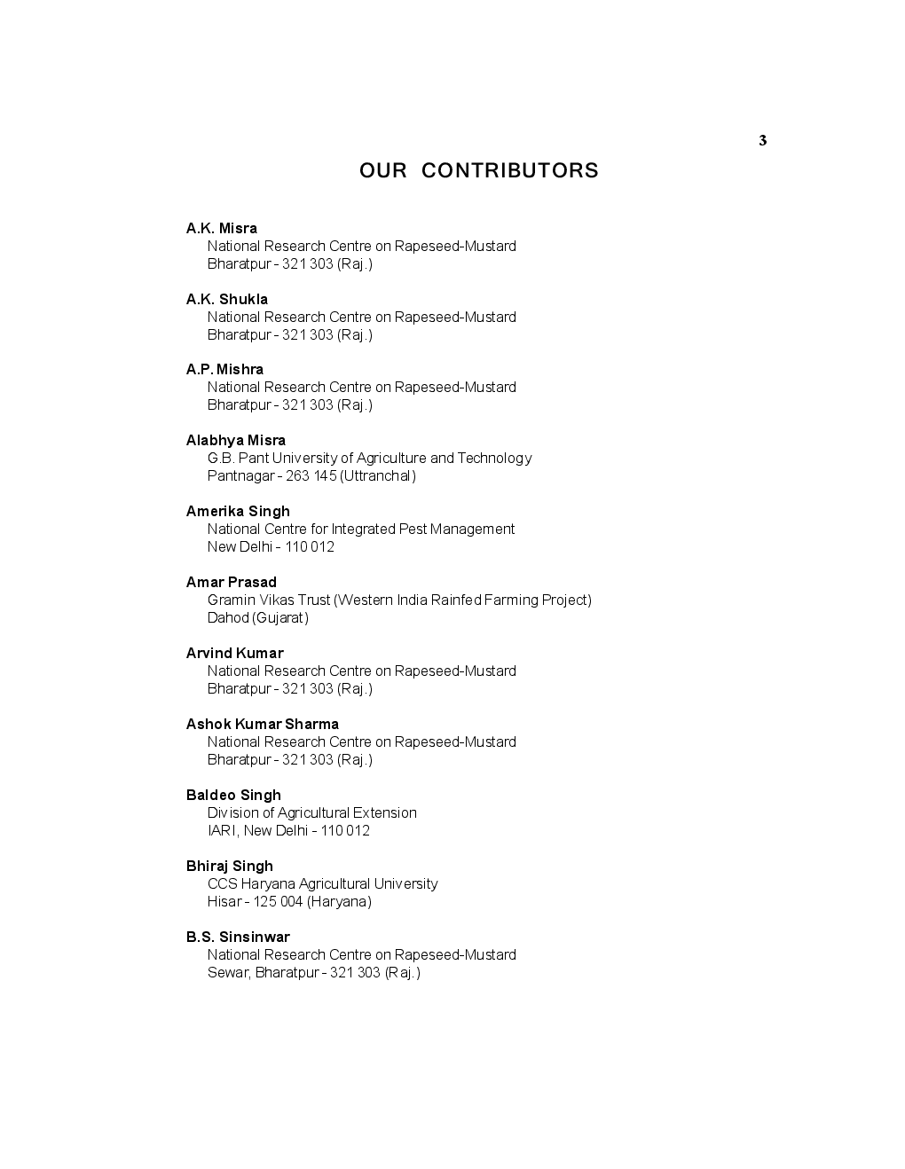 Sustainable Production of oilseeds Rapeseed-Mustard Technology - Page 4