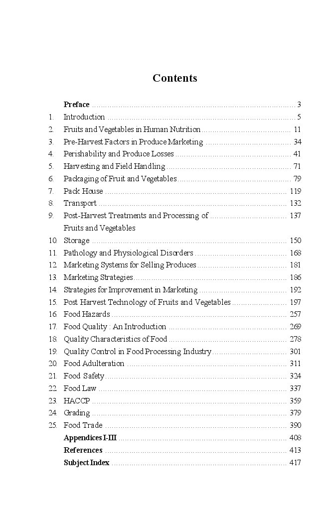 Post harvest physiology and quality management of fruits and vegetables - Page 5