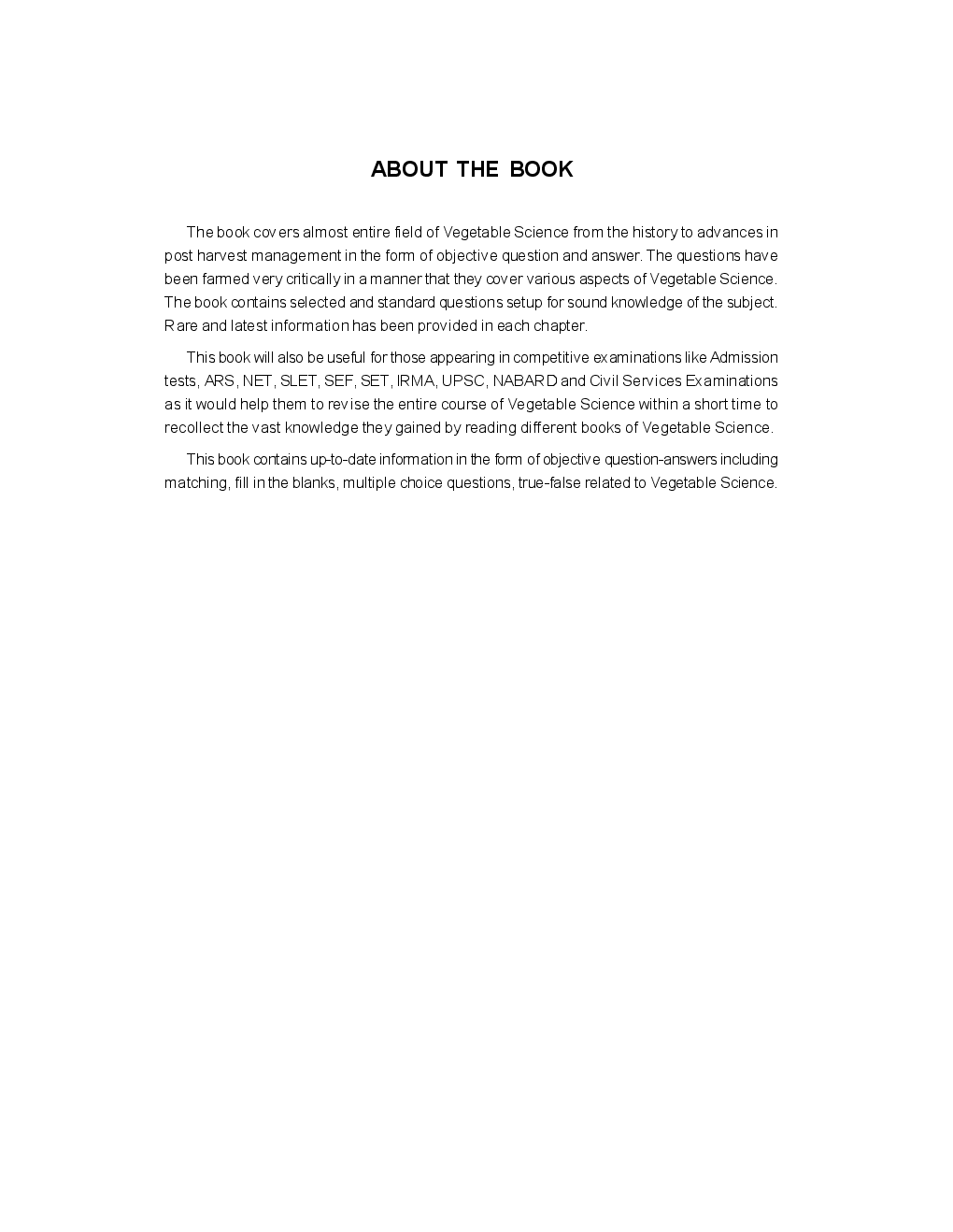 Vegetable Science : Objective Fundamental - Page 5
