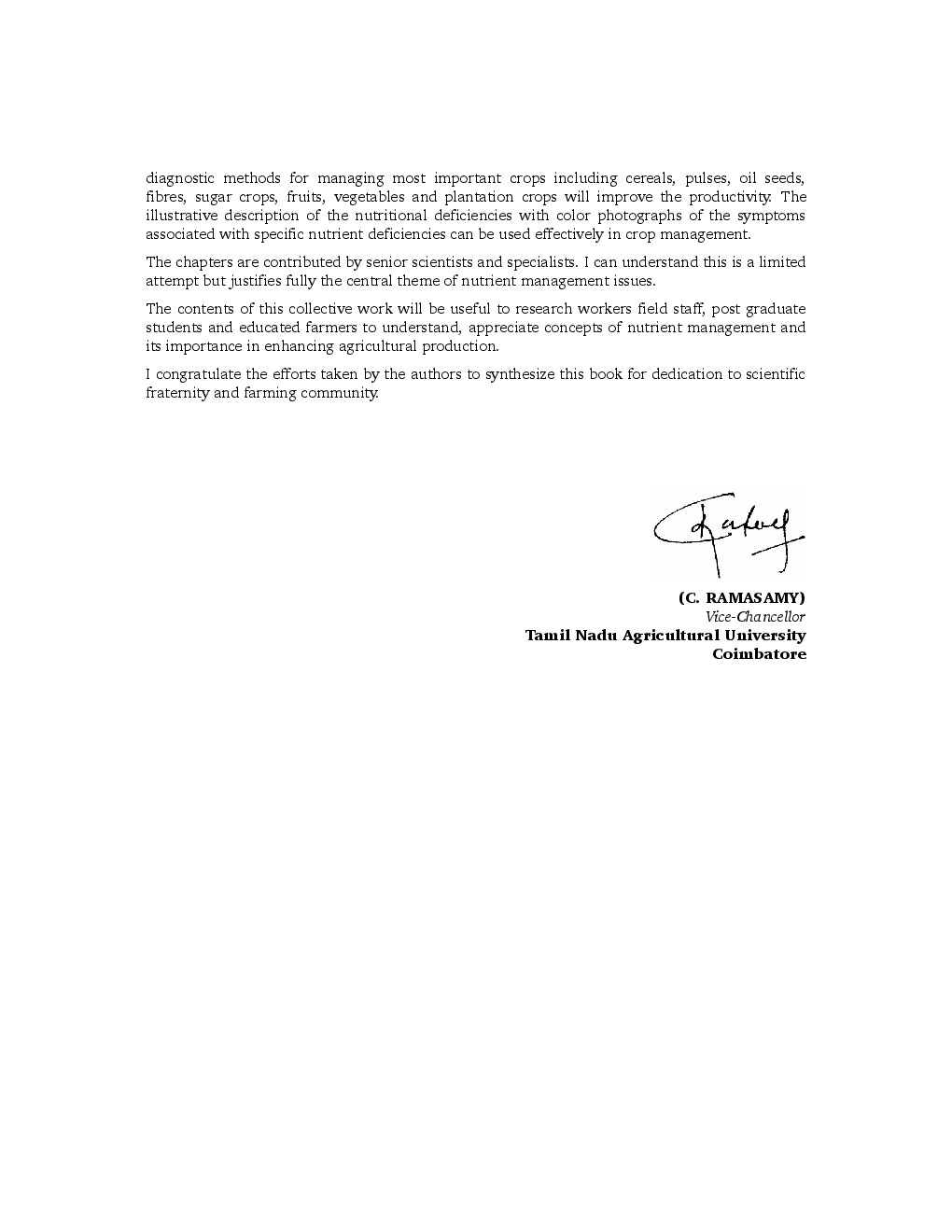 A Handbook on Mineral Nutrition and Diagnostic Techniques for Nutritional Disorders of Crops (HB) - Page 5