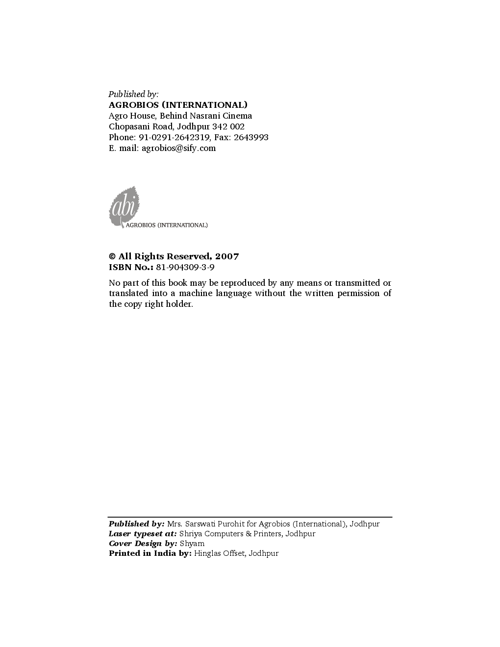 Advances in Agronomy 2: Research Advances in Pearl Millet and Other Species - Page 3