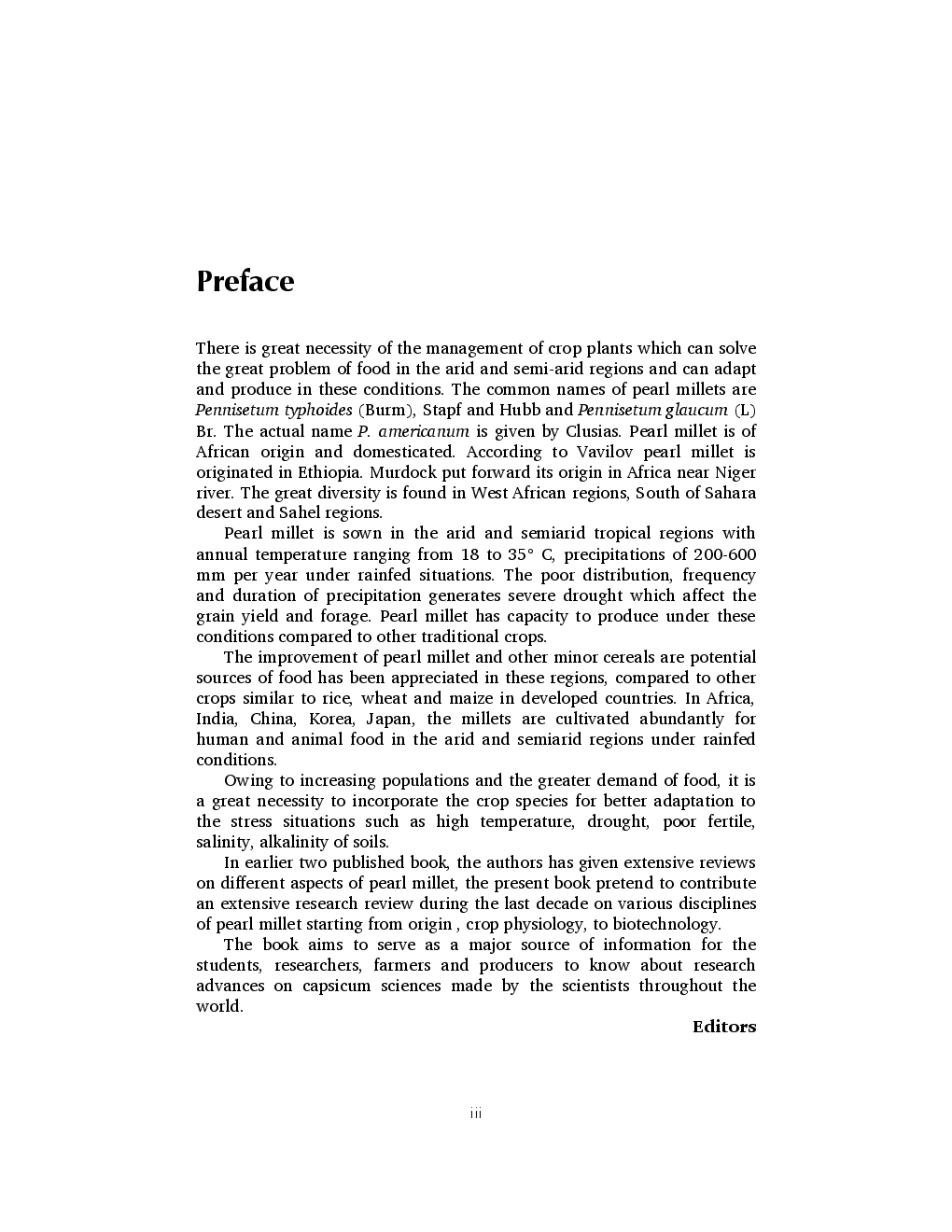 Advances in Agronomy 2: Research Advances in Pearl Millet and Other Species - Page 4