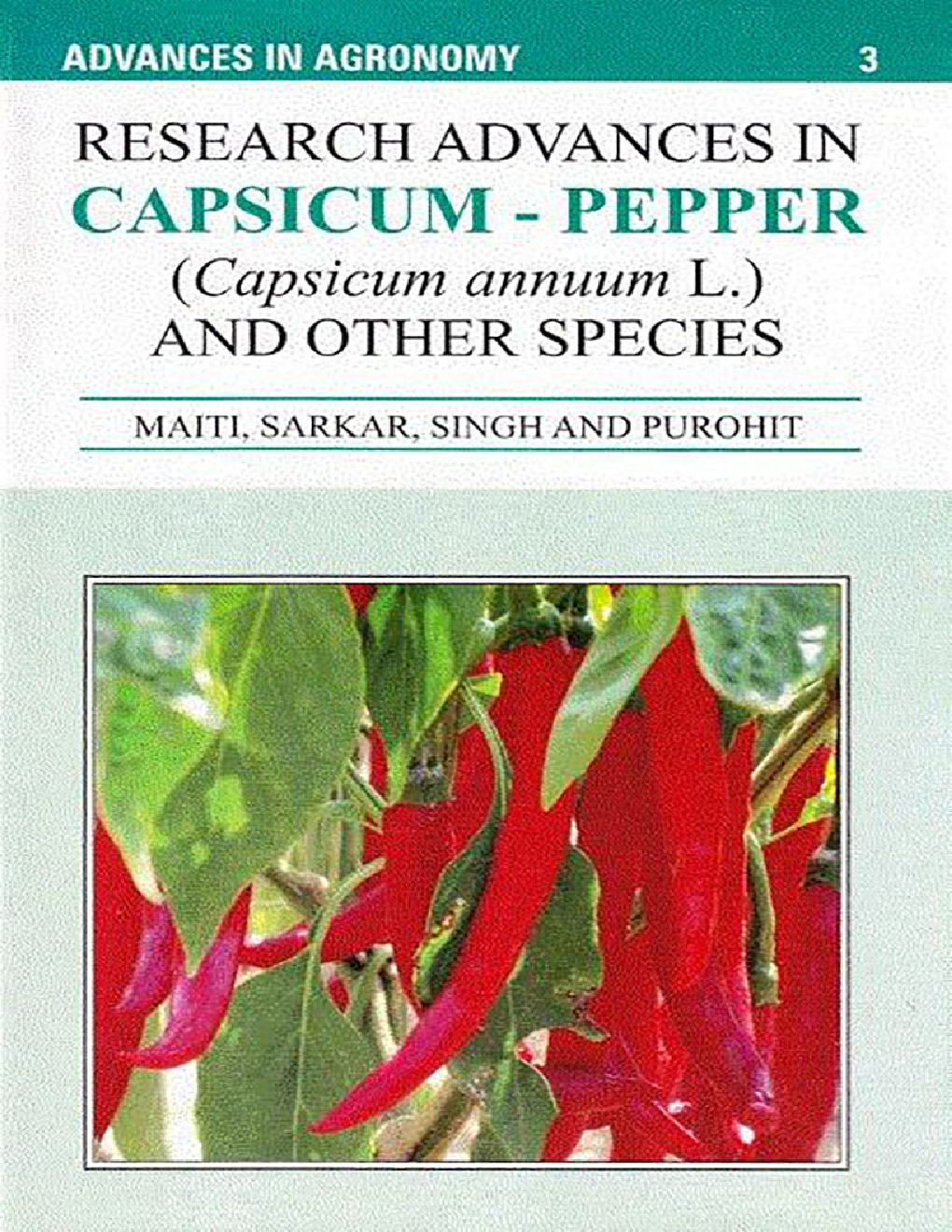 Advances in Agronomy 3: Research Advances in Capsicum Pepper and other Species - Page 1